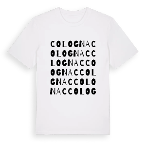 Colognac ordlek t-shirt – ekologisk bomull t-shirt från Pinshirt