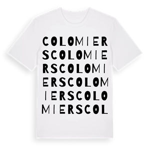 Colomiers ordlek t-shirt – ekologisk bomull t-shirt från Pinshirt