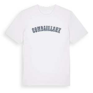Combaillaux college t-shirt – ekologisk bomull t-shirt från Pinshirt