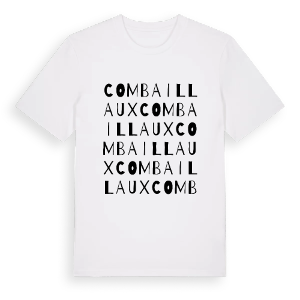 Combaillaux ordlek t-shirt – ekologisk bomull t-shirt från Pinshirt