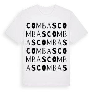 Combas ordlek t-shirt – ekologisk bomull t-shirt från Pinshirt