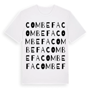 Combefa ordlek t-shirt – ekologisk bomull t-shirt från Pinshirt
