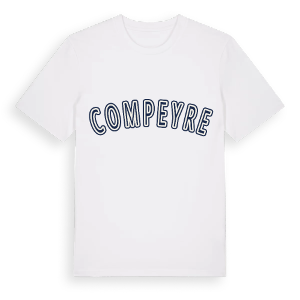 Compeyre college t-shirt – ekologisk bomull t-shirt från Pinshirt
