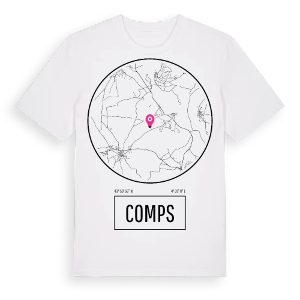 Comps t-shirt – ekologisk bomull t-shirt från Pinshirt