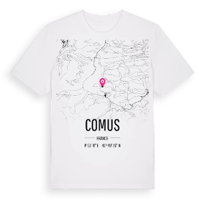 Comus karta t-shirt – ekologisk bomull t-shirt från Pinshirt