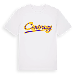 Contrazy baseball t-shirt – ekologisk bomull t-shirt från Pinshirt