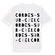 Cordes-sur-Ciel ordlek t-shirt