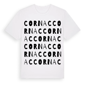 Cornac ordlek t-shirt – ekologisk bomull t-shirt från Pinshirt