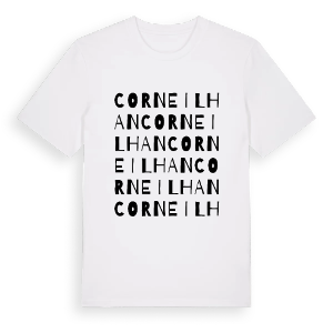 Corneilhan ordlek t-shirt – ekologisk bomull t-shirt från Pinshirt