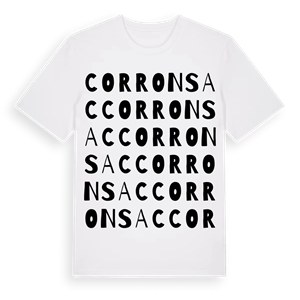 Corronsac ordlek t-shirt – ekologisk bomull t-shirt från Pinshirt