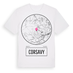 Corsavy t-shirt – ekologisk bomull t-shirt från Pinshirt