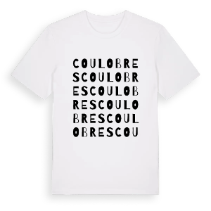 Coulobres ordlek t-shirt – ekologisk bomull t-shirt från Pinshirt