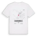 Cournonsec karta t-shirt