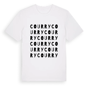 Courry ordlek t-shirt – ekologisk bomull t-shirt från Pinshirt