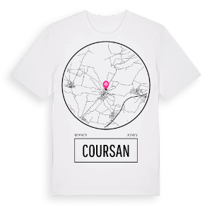 Coursan t-shirt – ekologisk bomull t-shirt från Pinshirt