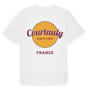 Courtauly cirkel t-shirt – ekologisk bomull t-shirt från Pinshirt