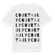 Courtauly ordlek t-shirt