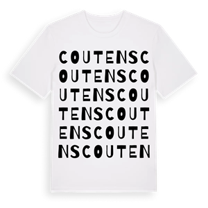 Coutens ordlek t-shirt – ekologisk bomull t-shirt från Pinshirt