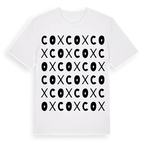 Cox ordlek t-shirt – ekologisk bomull t-shirt från Pinshirt