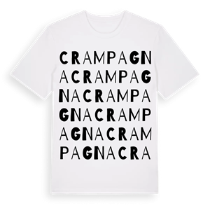 Crampagna ordlek t-shirt – ekologisk bomull t-shirt från Pinshirt