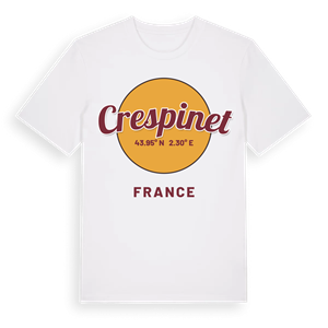 Crespinet cirkel t-shirt – ekologisk bomull t-shirt från Pinshirt