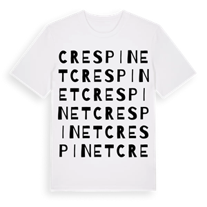 Crespinet ordlek t-shirt – ekologisk bomull t-shirt från Pinshirt