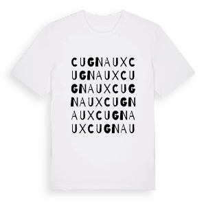 Cugnaux ordlek t-shirt – ekologisk bomull t-shirt från Pinshirt