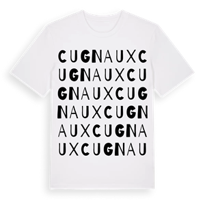Cugnaux ordlek t-shirt – ekologisk bomull t-shirt från Pinshirt