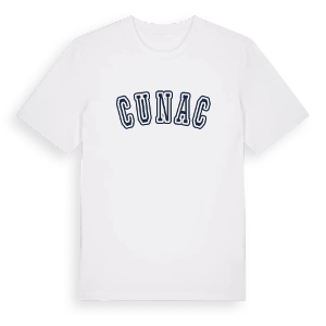 Cunac college t-shirt – ekologisk bomull t-shirt från Pinshirt