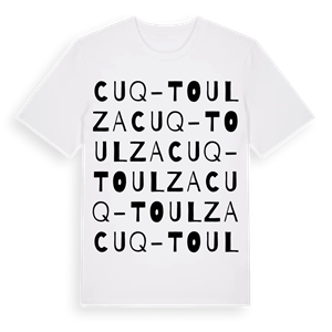 Cuq-Toulza ordlek t-shirt – ekologisk bomull t-shirt från Pinshirt