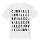 Curvalle ordlek t-shirt