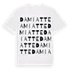 Damiatte ordlek t-shirt