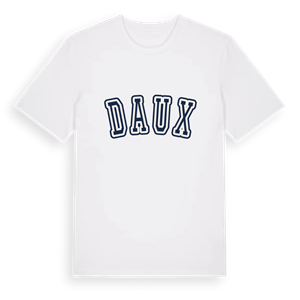 Daux college t-shirt – ekologisk bomull t-shirt från Pinshirt