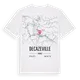 Decazeville karta t-shirt
