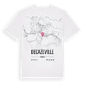 Decazeville karta t-shirt