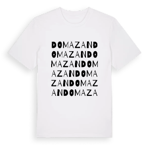Domazan ordlek t-shirt – ekologisk bomull t-shirt från Pinshirt