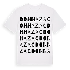 Donnazac ordlek t-shirt – ekologisk bomull t-shirt från Pinshirt