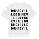 Donneville ordlek t-shirt