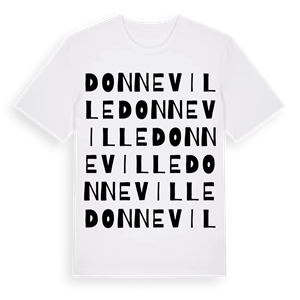 Donneville ordlek t-shirt – ekologisk bomull t-shirt från Pinshirt
