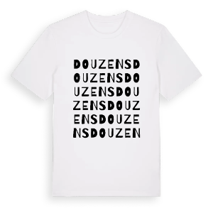 Douzens ordlek t-shirt – ekologisk bomull t-shirt från Pinshirt