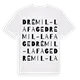 Drémil-Lafage ordlek t-shirt