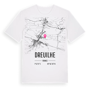 Dreuilhe karta t-shirt – ekologisk bomull t-shirt från Pinshirt