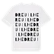 Dreuilhe ordlek t-shirt