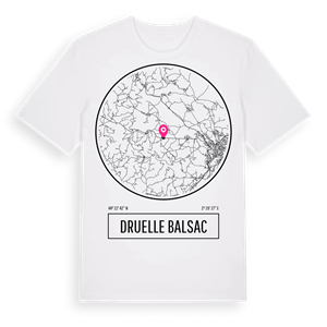 Druelle Balsac t-shirt – ekologisk bomull t-shirt från Pinshirt