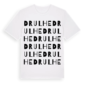 Drulhe ordlek t-shirt – ekologisk bomull t-shirt från Pinshirt