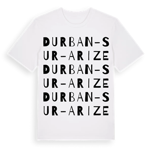 Durban-sur-Arize ordlek t-shirt – ekologisk bomull t-shirt från Pinshirt