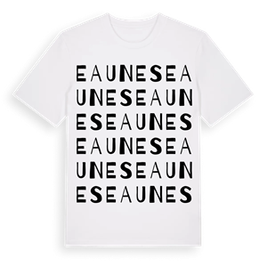 Eaunes ordlek t-shirt – ekologisk bomull t-shirt från Pinshirt