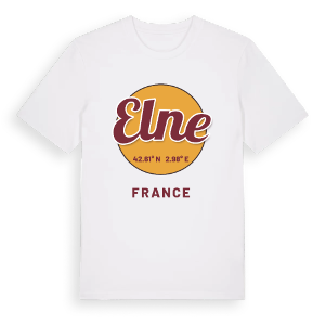 Elne cirkel t-shirt – ekologisk bomull t-shirt från Pinshirt