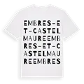 Embres-et-Castelmaure ordlek t-shirt