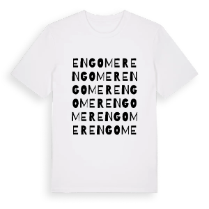 Engomer ordlek t-shirt – ekologisk bomull t-shirt från Pinshirt